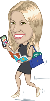 Caricature of  Carly Stephens